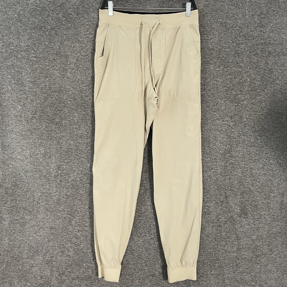 Lululemon Warpstreme Jogger *Tall Mens Medium Beige Woven Pants Athleisure